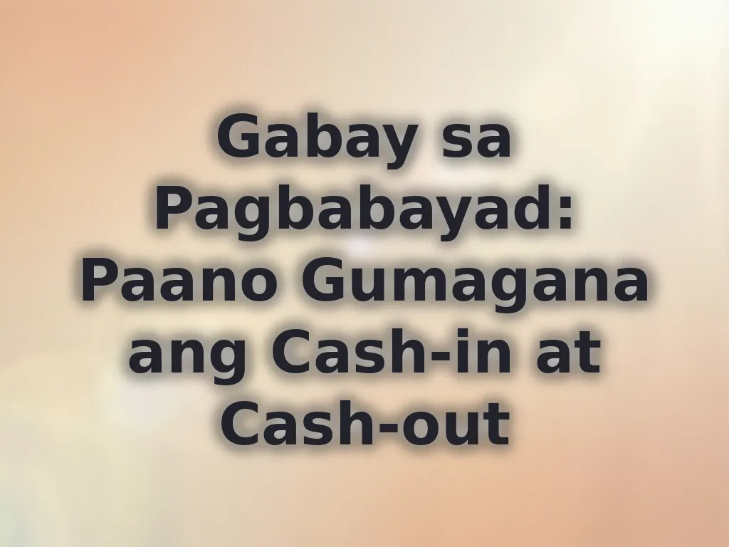 Gabay sa pagbabayad